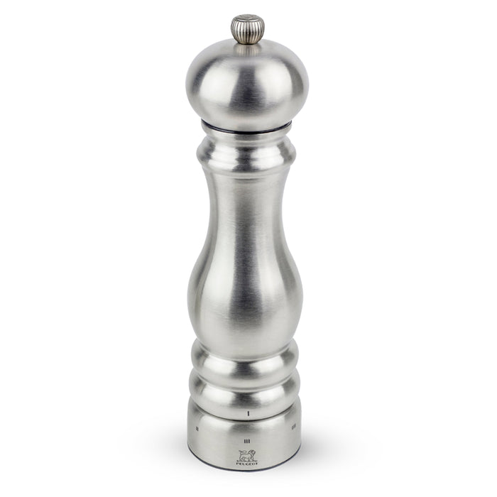 Peugeot Paris Chef U'Select Pepper Mill Stainless Steel, 8.6-Inches - LaCuisineStore