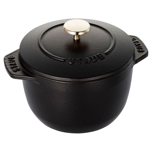 Staub Cast Iron Petite French Oven Matte Black, 0.75-Quart - LaCuisineStore