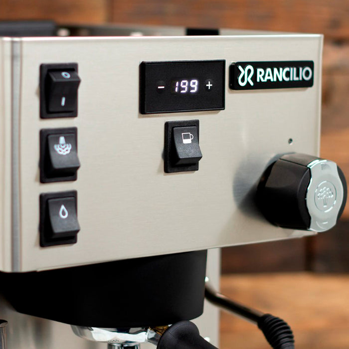 Rancilio Silvia Pro X Dual Boiler Espresso Machine, Stainless Steel