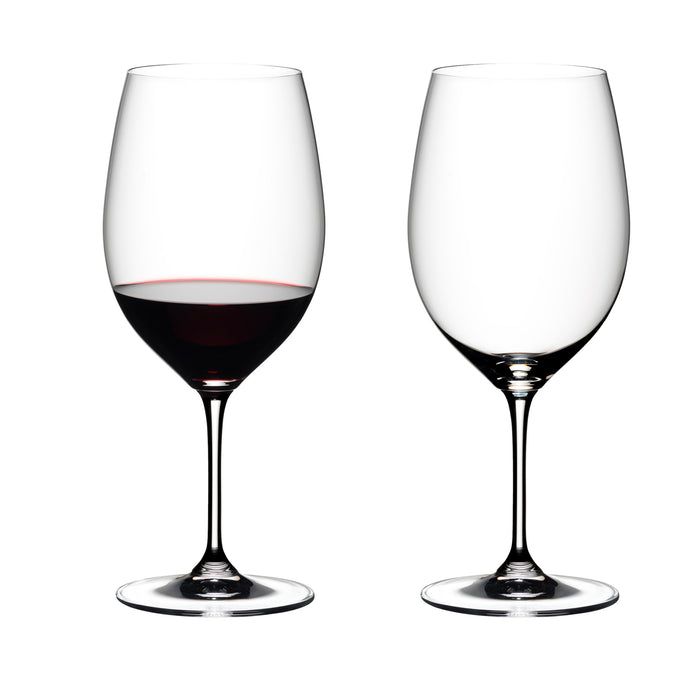 Riedel Vinum 4-Piece Cabernet Sauvignon/Merlot Wine Glass Set, 22 Oz