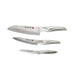 Global SAI Stainless Steel 3 Piece Knife Set - LaCuisineStore