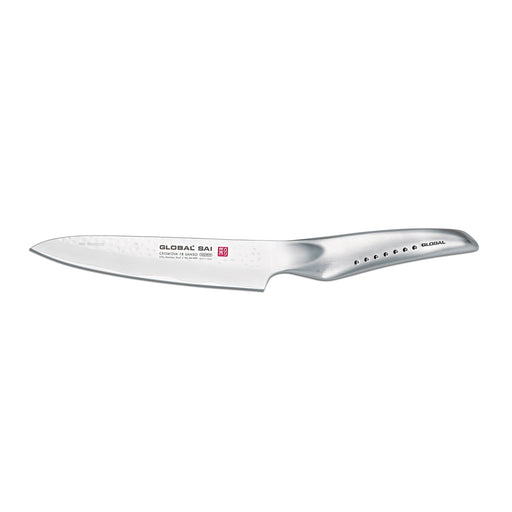 Global SAI Stainless Steel Utility Knife, 6-Inches - LaCuisineStore
