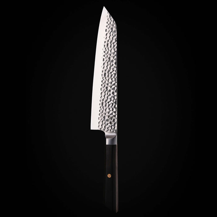Kotai Stainless Steel Bunka Kiritsuke Chef’s Knife with Ebony Wood Handle, 8-Inches
