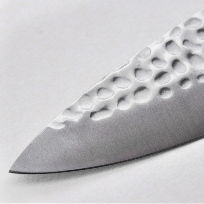 Kotai Stainless Steel Gyuto Chef’s Knife with Black Pakkawood Handle, 7.87-Inch