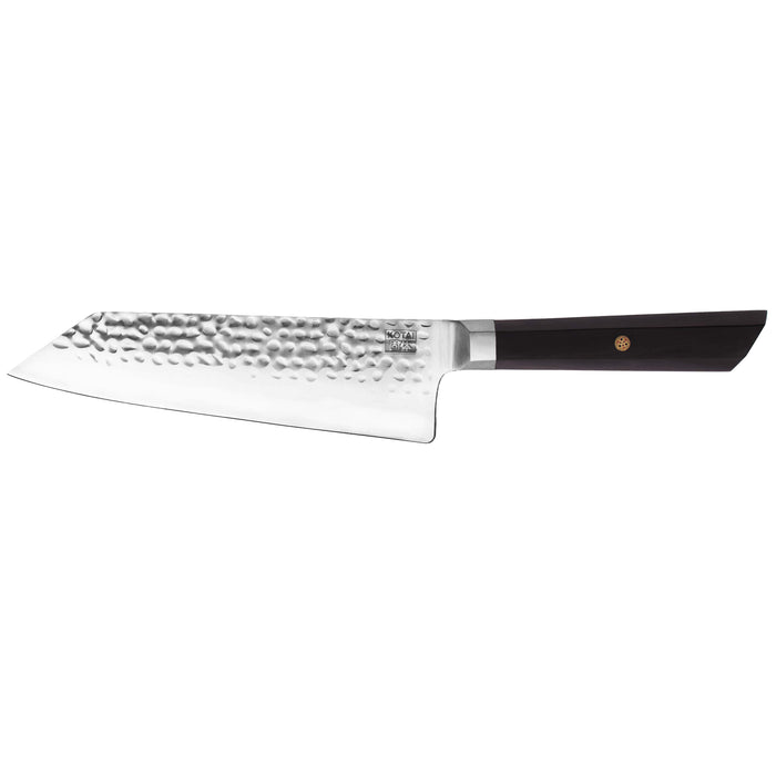 Kotai Stainless Steel Bunka Santoku Knife with Ebony Wood Handle, 6.6-Inch