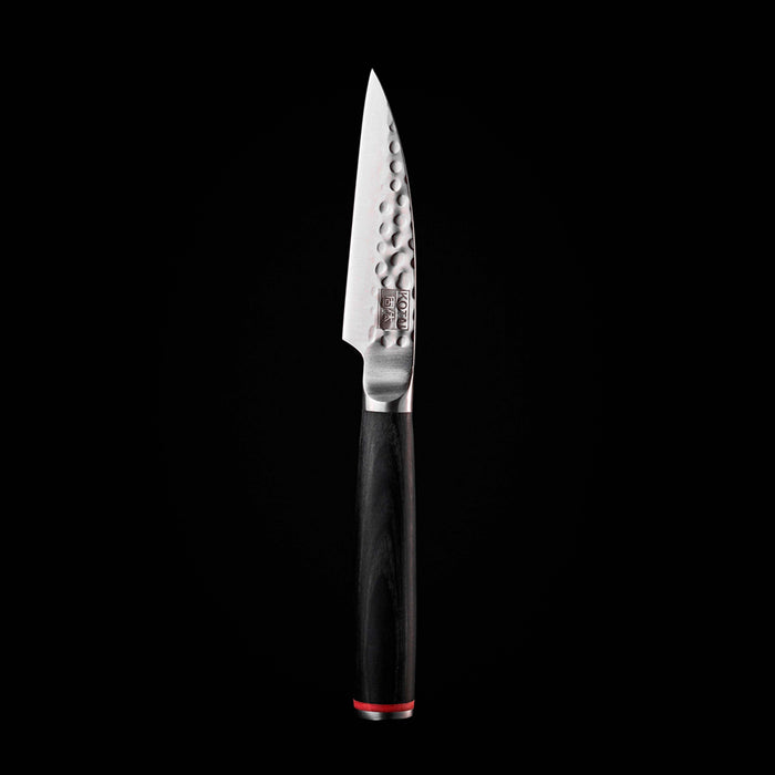 Kotai Stainless Steel Paring Knife with Black Pakkawood Handle, 3.5-Inches