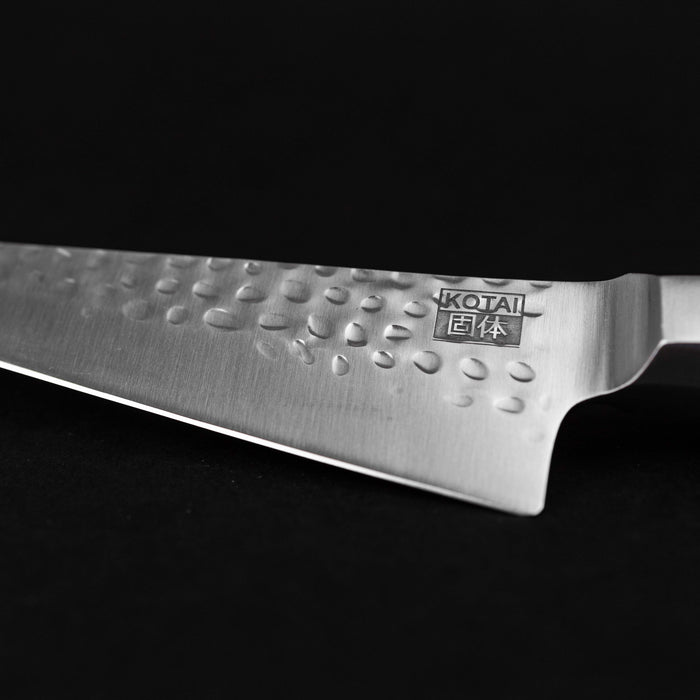 Kotai Stainless Steel Bunka Petty Knife with Ebony Wood Handle, 5-Inch