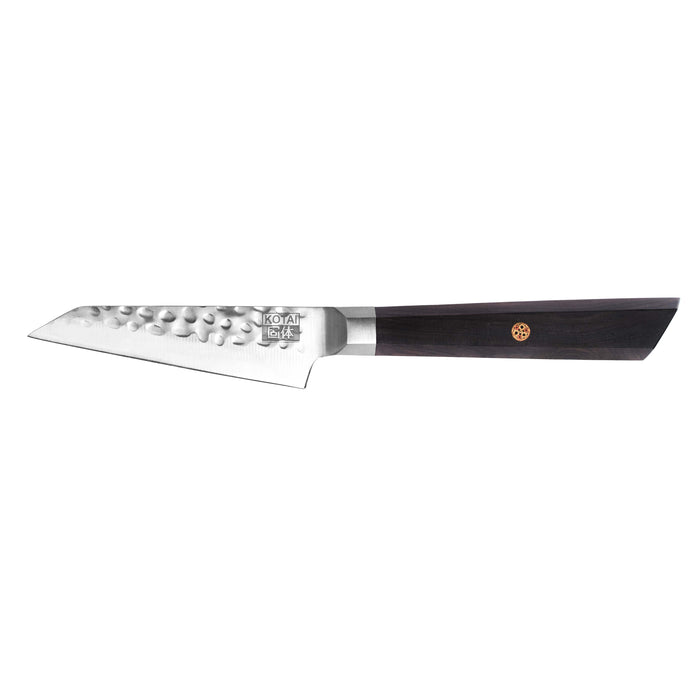 Kotai Stainless Steel Bunka Paring Knife with Ebony Wood Handle, 3.5-Inches