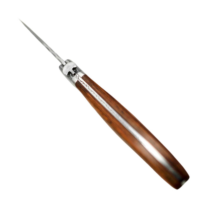 Legnoart Stainless Steel Fassona 4-Piece Steak Knife Set with Pakka Wood Handle