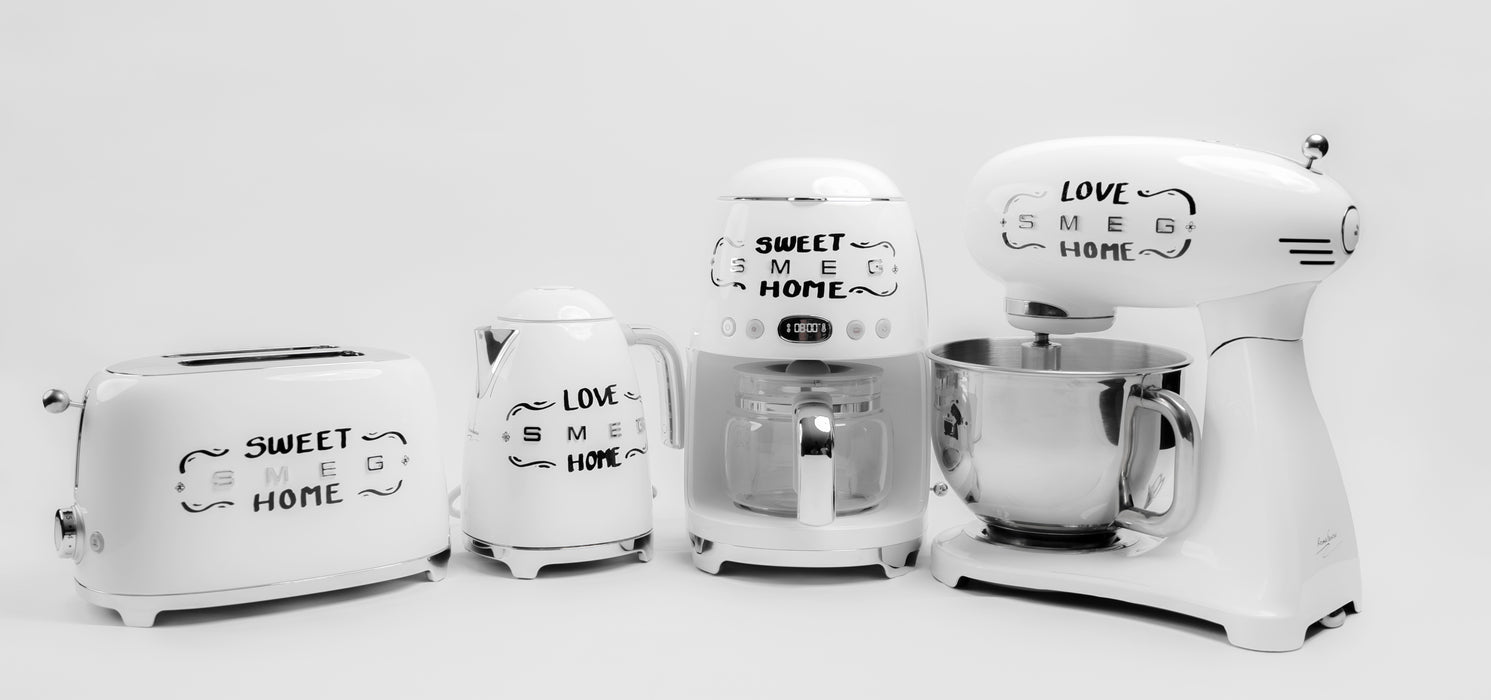 Smeg 10-Cup Drip Coffee Machine by Roxana Frontini Series "Love Sweet Home"