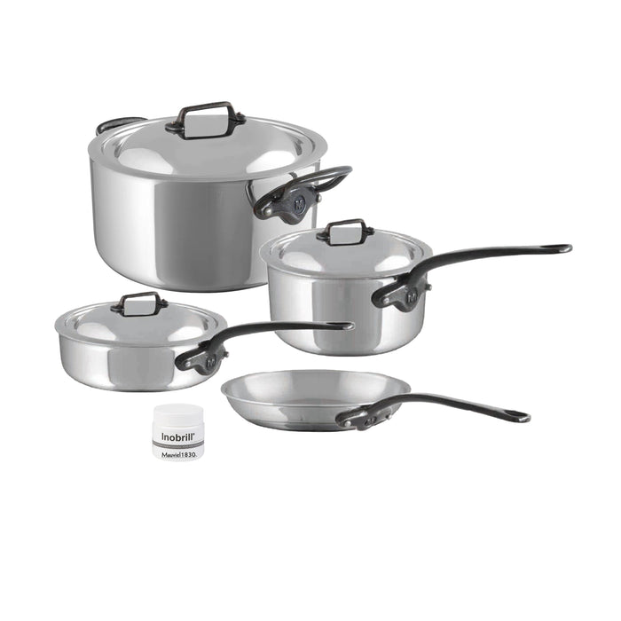 Mauviel M'cook ci Stainless Steel 7-Piece Cookware Set