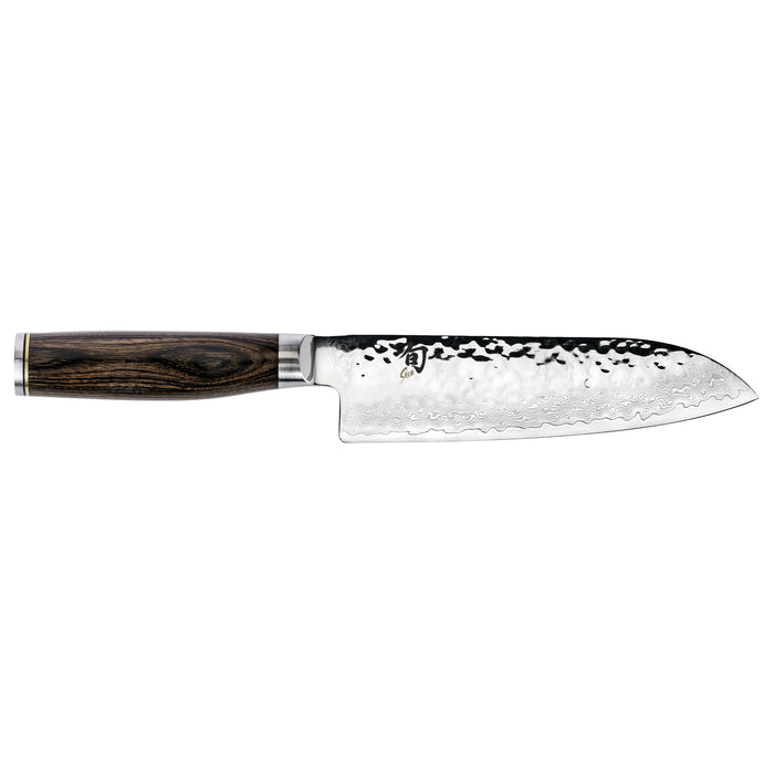 Shun Premier Damascus Steel Santoku Knife, 7-Inches