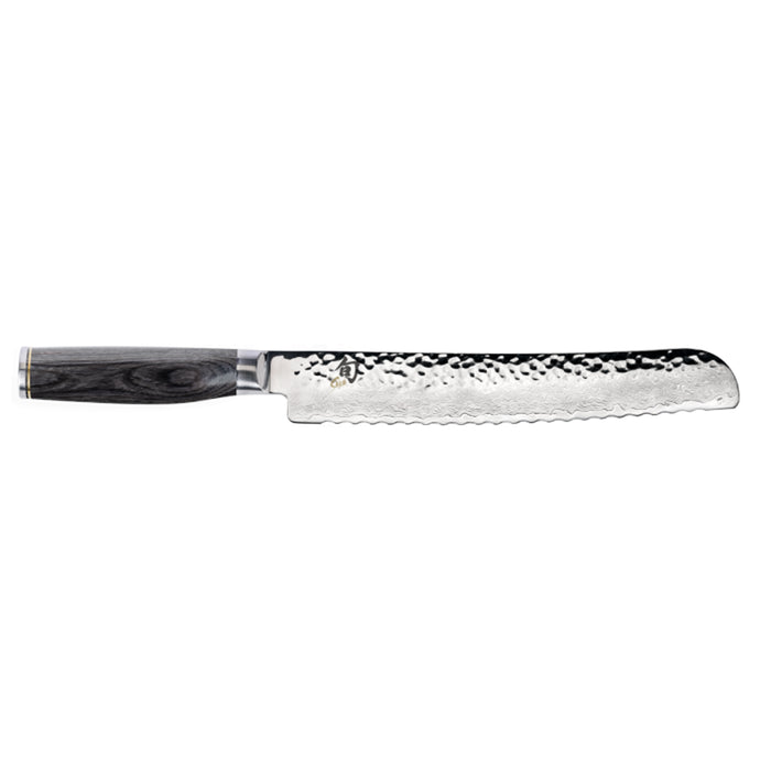 Shun Premier Grey Damascus Steel Bread Knife, 9-Inches