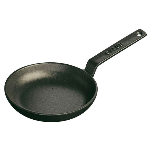 Staub Cast Iron Mini Frying Pan Matte Black, 4.75-Inches - LaCuisineStore