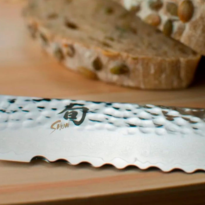 Shun Premier Blonde Damascus Steel Bread Knife, 9-Inches