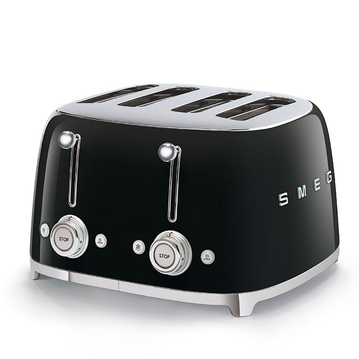 Smeg 50's Retro Style Aesthetic 4x4 Slice Toaster - LaCuisineStore