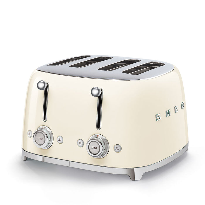 Smeg 50's Retro Style Aesthetic 4x4 Slice Cream Toaster