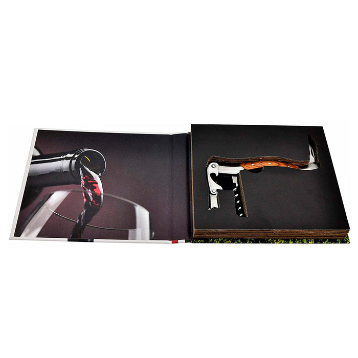 Legnoart Stainless Steel Mini Ghemme Sommelier Corkscrew Roero with Beechwood Handle
