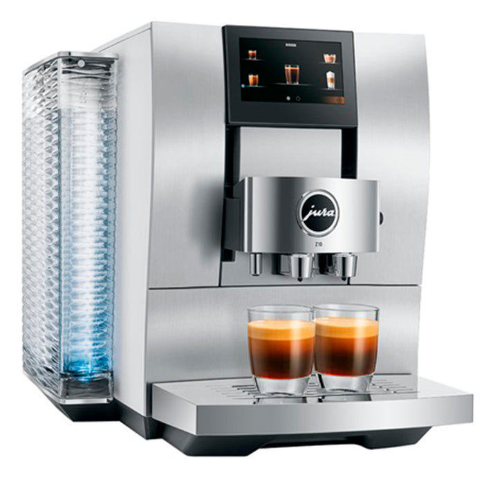 Jura Z10 Fully Automatic Coffee Machine Beverage Center, Aluminum White