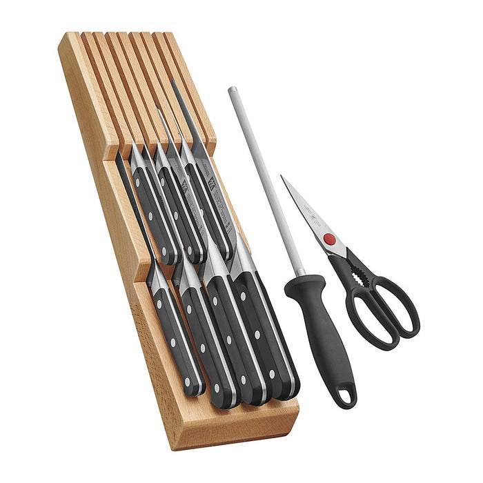Zwilling Pro Knife Set with In Drawer Knife Tray, 10-Piece - LaCuisineStore