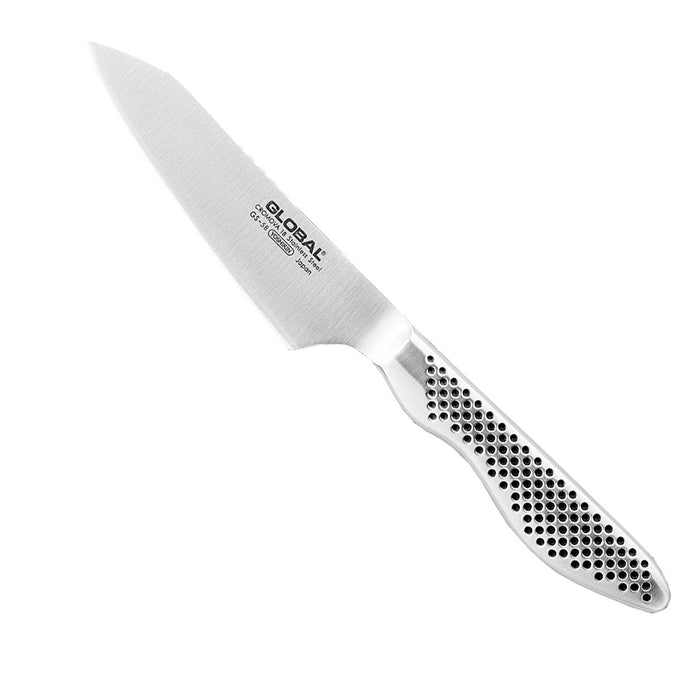 Global Classic Stainless Steel Oriental Utility Knife, 4.25-Inches