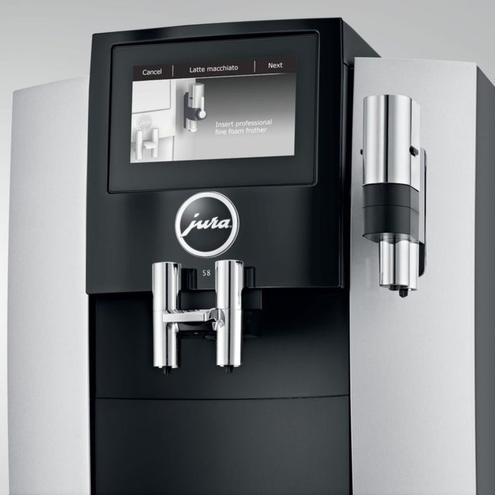 Jura S8 Automatic Coffee Machine, Moonlight Silver - LaCuisineStore